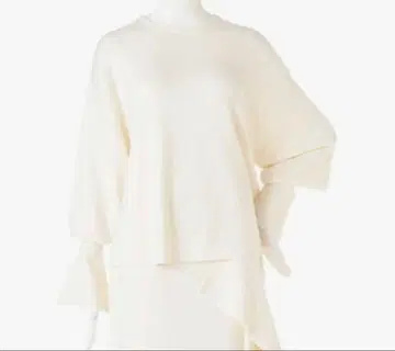 ADORE 아도어 퓨어울 프릴 슬리브 니트 풀오버