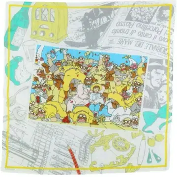 붉은 돼지 지브리 만마유토 대형 손수건 기념사진과 추억들 피오