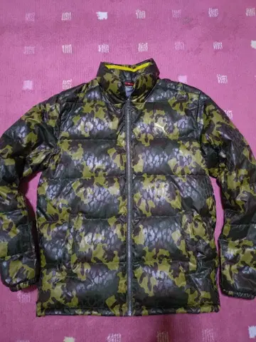 PUMA 푸마 카모플라쥬 다운 자켓 L 골프 아웃도어 새상품급