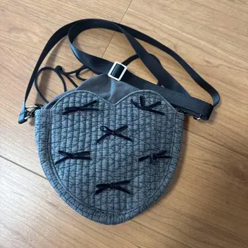 gypshopia 하트형 리본백