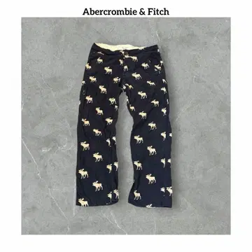 Abercrombie & Fitch 아바클로 무스 패턴 와이드 팬츠