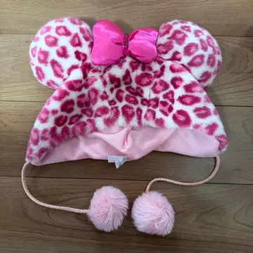 디즈니 팬캡 레오파드 무늬