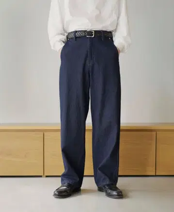 BONBON 오센틱 스트레이트 데님 L 사이즈 블랙