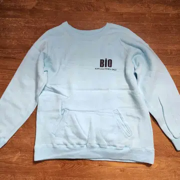 바이오 BIO 포켓 부착 속기모 맨투맨 80년대