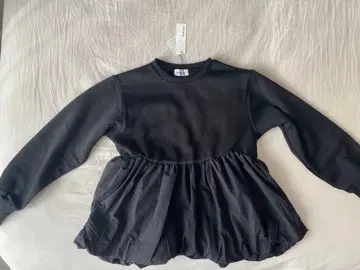 andme 속기모 페플럼 벌룬 맨투맨 상의