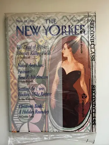 [ 초 레어 ] The New Yorker 1992년 11월 23일호