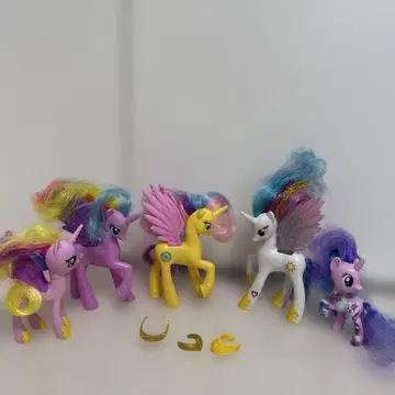 마이 리틀 포니 피규어 5체 세트 유니콘 USA