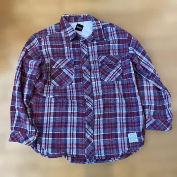 BANSHEE 체크 무늬 플란넬 셔츠