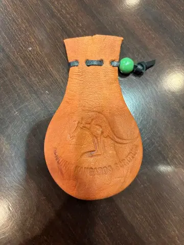 캥거루 엠보싱 가죽 코인 케이스 금주머니