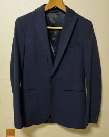 네이비 테일러드 자켓