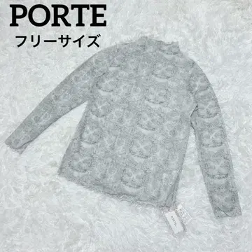 시어 티셔츠 프리 사이즈 레이스 긴팔 상의 시어 비침