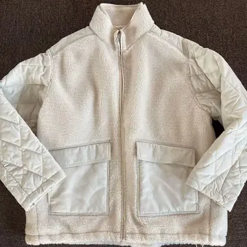 LEPSIM 플리스 자켓 F 화이트