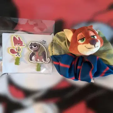 디즈니 스토어 주토피아 닉 스크런치 헤어 클립