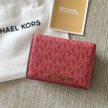 새상품 마이클코어스 MICHEAL KORS 지갑 레드 핑크