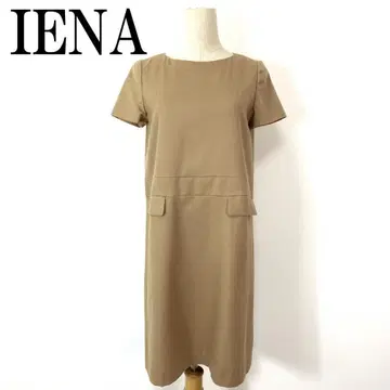 IENA 이에나 반팔 원피스 베이지 B9734