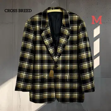 7d185 CROSSBREED 크로스브리드 체크 자켓 남성용