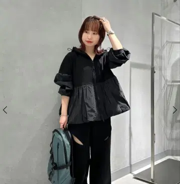 새상품 야마다야 lasud 라슈드 턱 디자인 지퍼 후드티