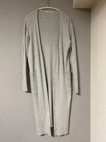 MACPHEE 그레이 롱 가디건