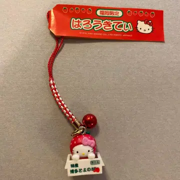 지역 한정 키티 후쿠오카 한정판 하카타 토요노카 딸기 버전 스트랩