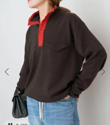 새상품 택 Spick & span 벌스데이 수트 스냅 풀오버 니트