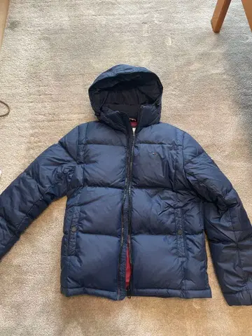 HILFIGER DENIM 다운 자켓 S 네이비