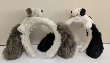 스누피 귀 포함 머리띠 2개 세트 유니버설 스튜디오 재팬