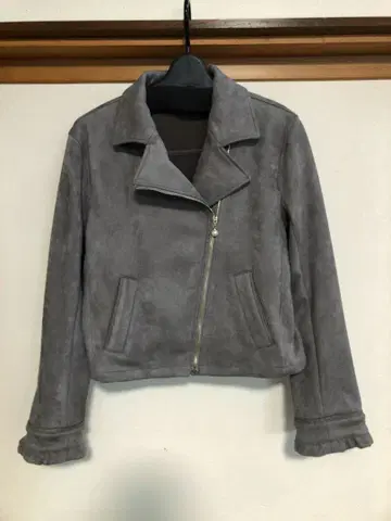 엑시즈팜 라이더 자켓 스웨이드풍