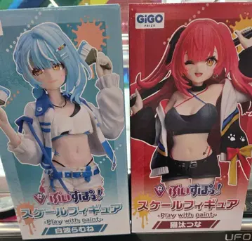 부이쓰포! 스케일 피규어 네코타 츠나 시라나미 라무네 세트