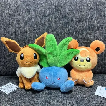 포켓몬스터 다정한 느낌 봉제 인형 이상해씨, 이브이, 곰돌이