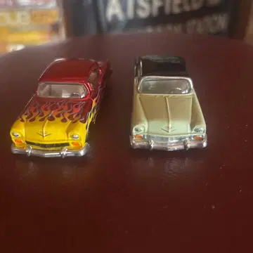 JADA 1/64 56 벨 에어 2대 세트