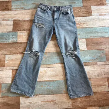 ZARA 디즈니 콜라보 팬츠 플레어 데님 EUR 42