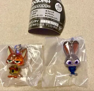 주토피아 가챠가챠 메지루시 액세서리 2개 세트