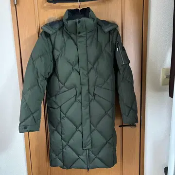 mont-bell 퀼팅 다운 자켓 올리브 그린