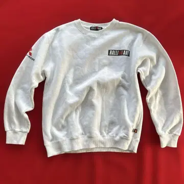 랠리 아트 RALLI ART 긴팔 트레이닝복 화이트 M 사이즈