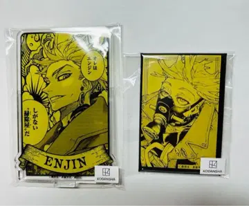 가치액터 마루쿠지 엔진 아크릴 스탠드 캔뱃지 2종 세트