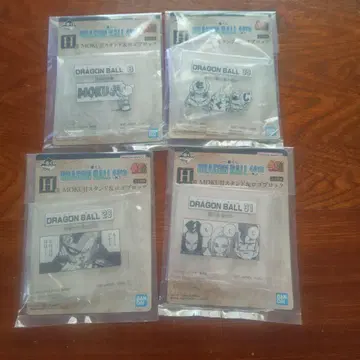 제일복권 드래곤볼 로고 블록 4개 세트
