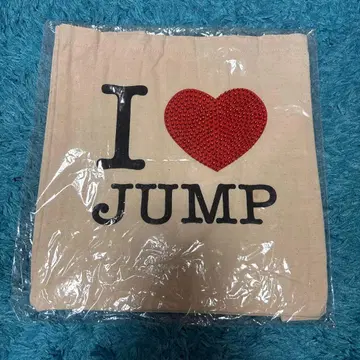 I LOVE JUMP 캔버스 백