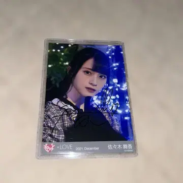 이코러브 사사키 마이카 브로마이드 the5th 친필 사인 요리