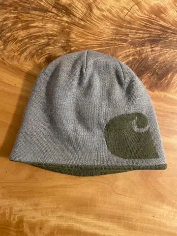 Carhartt 비니 그레이 올리브