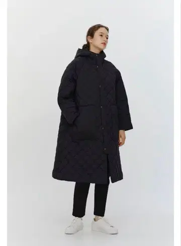 yori 퀼팅 코트 블랙 택 포함 새상품