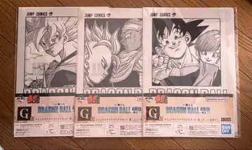 제일복권 드래곤볼 40th G상 클리어 파일 3장 세트