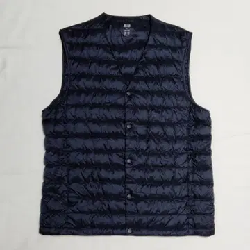 M 사이즈 울트라 라이트 다운 컴팩트 베스트 네이비