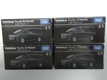 최저가 43 알파드 토미카 프리미엄 4대 세트 일반 버전 블랙 블랙