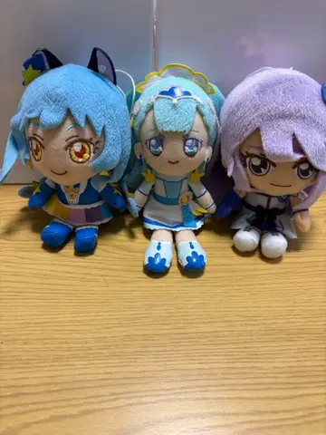 프리큐어 봉제 인형 3체 세트