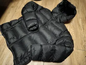 새상품급! 무인양품 호주 다운 후드 블루종 M 사이즈 페더