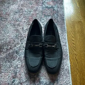 Giancarlo Moretti 블랙 버클 로퍼