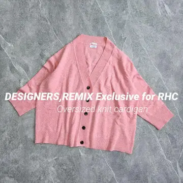론 헤르만 별주 디자이너 믹스 오버 사이즈 니트 가디건