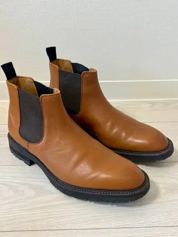 REGAL 사이드 고어 부츠 브라운