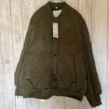 GU rokh 퀼팅 블루종 올리브 [ 미사용 새상품 ] L 사이즈