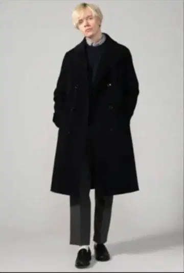 [ 새상품급 ] knott 더블 브레스트 롱 코트 / 투모로우랜드